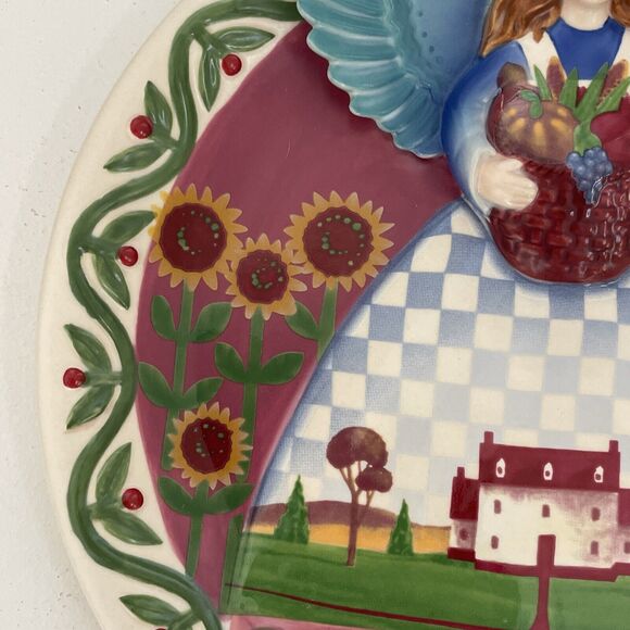 Jim Shore Heartwood Creek Fall ANGEL Collector Plate Country Farmhouse Decor - Picture 5 of 8